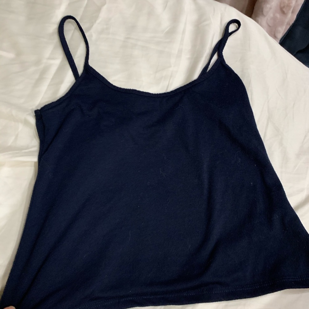 Navy blue tank top